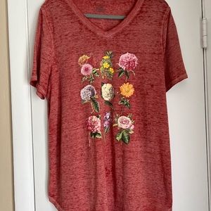 Lane Bryant graphic t, red, 14/16 - item 7